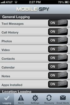 Mobile Spy Features